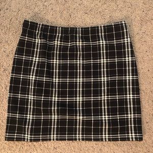 Plaid Mini Skirt